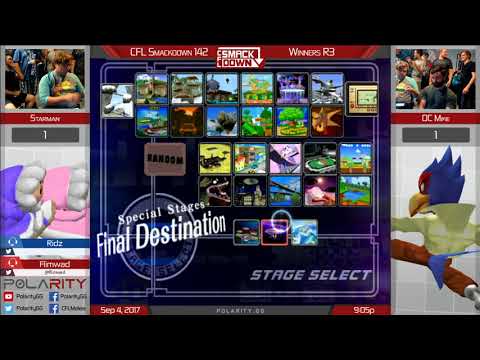 CFL Smackdown 142 Melee - Starman (ICs) vs OC Mike (Falco) - Winners R3