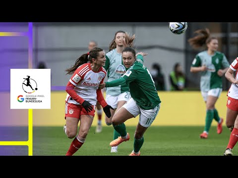 HIGHLIGHTS | Bayern Munich vs. Werder Bremen (Frauen Bundesliga 2023-24 Matchday 19)