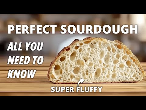 Your First Sourdough Bread (FULL COURSE in 30 minutes)