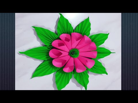 Paper Flower Wall Hanging // Cardboard Wall Hanging Ideas // Home Decoration ideas//