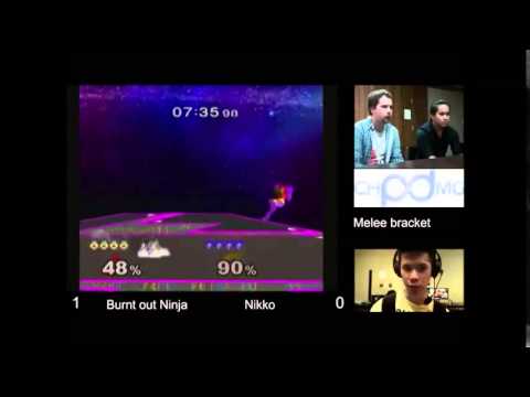 Chipdamage's TST9 - SSBM Bracket - Burnt out Ninja(Sheik) vs Nikko(Samus)