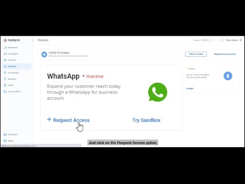 Kaleyra WhatsApp Business API - Demo Series | 03 |...