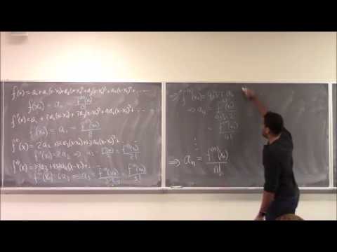 Math 1207-R03 Lecture 27 - Taylor Series and Maclaurin Series