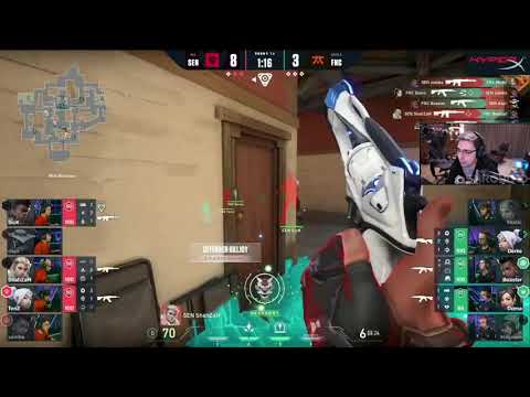 shroud reacts to Sentinels being so aggressive GAME 3 | VALORANT MASTERS GRAND FINALS SEN vs FNC