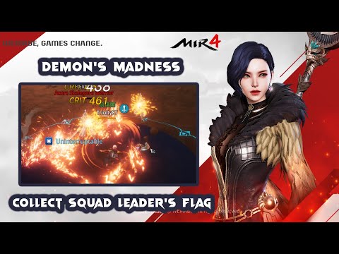 MIR4 DEMONS MADNESS | COLLECT SQUAD LEADERS FLAG | BICHEON TOWN REQUEST