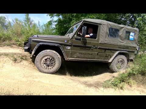 Offroad mit dem Puch 230GE / Mercedes G-Klasse - In der Hellsklamm und auf der G-Amboree -