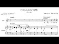 Preludios (E Minor-E Major), Manuel de Falla, Piano Accompaniment
