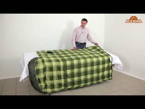 Миниатюра изображения товара Спальный мешок Alexika Siberia Plus левый / 9252.01012 (зеленый)