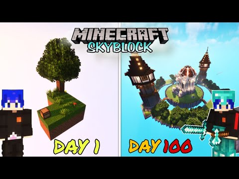 100 Days in Minecraft Skyblock