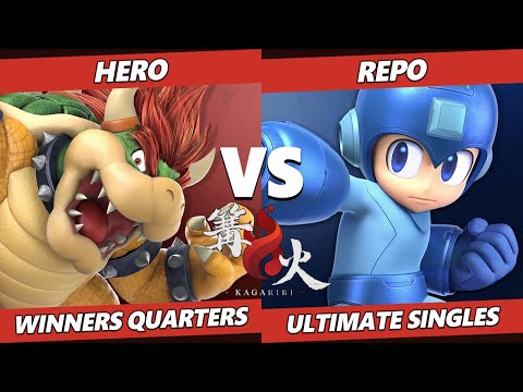 Kagaribi 6 Winners Quarters - Hero (Bowser) Vs. Repo (Mega Man) SSBU Ultimate Tournament