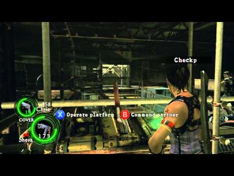 Resident evil 5 Sheva walkthrough part-28 { We don't know what it can do cause we kill it ! }