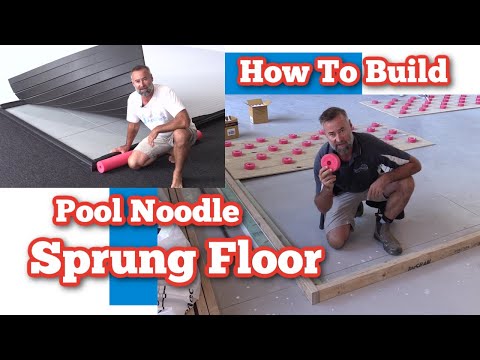 BJJ Mats, How to Build - WITH POOL NOODLES!