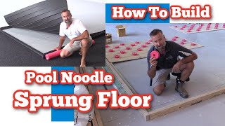 BJJ Mats, How to Build - WITH POOL NOODLES!