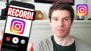 How To Record Instagram Story Without Holding The Record Button!