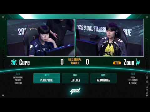 [2025 GSL S2] Ro.12 Group A Match1 Cure vs Zoun