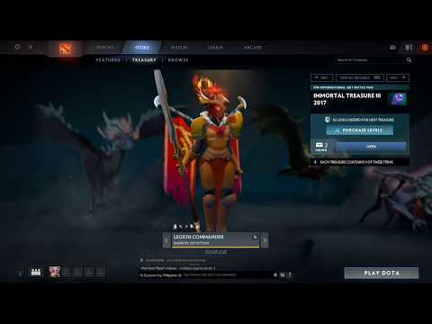 Dota 2 TI7 Immortal Treasure III 2017 chest opening (With all rares?)