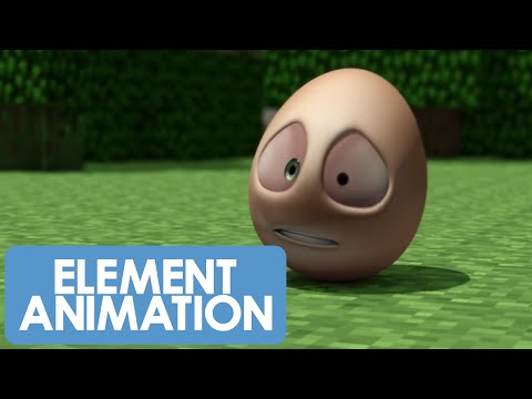 マインクラフトの卵ガイド - PART 9 - あの豚を殴れ!(Minecraftアニメーション) (An Egg's Guide to Minecraft - PART 9 - Punch that pig! (Minecraft Animation))