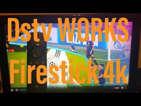 Dstv now on Firestick 4k or android tv without Google play services and no play store