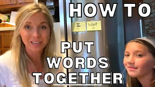 How to Help a Child Combine Words, At Home Speedy Speech Therapy