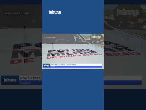 Homem é esfaqueado no Centro de Caparaó; autor é preso