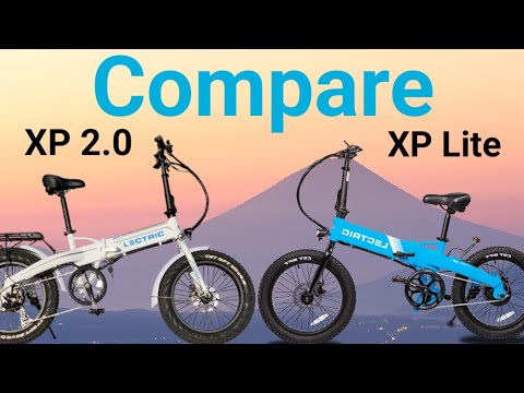 Compare Lectric XP 2.0 Vs. XP Lite Foldable Electric Bike