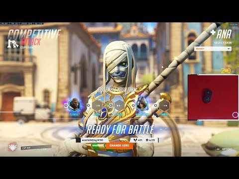 Gale Adelade Ana God - Overwatch 2 Season 3 Top 500 Gameplay