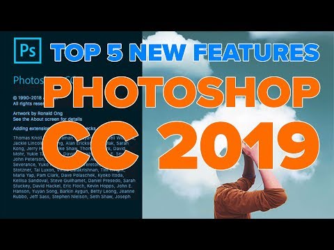 Photoshop CC 2019 TOP 5 NEW features!