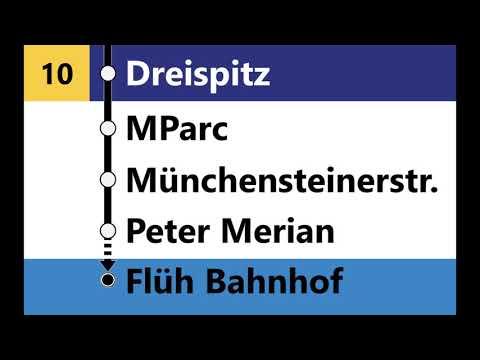 BLT Ansagen - 10 Dornach-Basel SBB-Flüh-Rodersdorf (Teilstrecke Dornach-Bahnhof SBB)