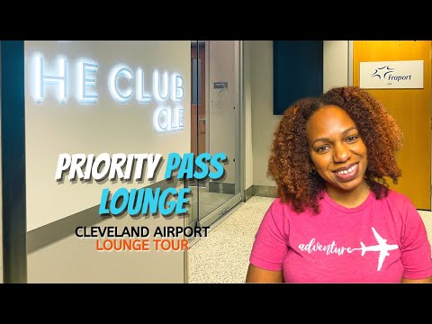 Priority Pass Lounge | Cleveland Airport Lounge Tour