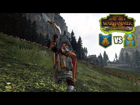 One Hitter Quitter (1v1) Dawi vs Tomb Kings - Total War: Warhammer II Battlecast #109