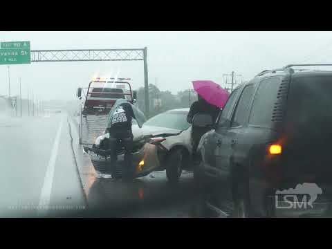 08-23-2022 Jackson, MS - I55 Dangerous Travel - Accidents with Drivers and Towing