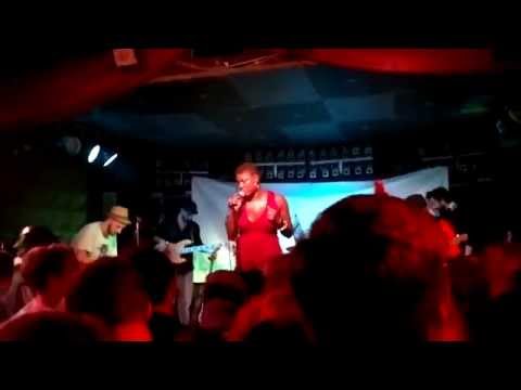 Keishera James performing "LETS GET BUSY" feat. THE SWAG @ Badehaus Berlin, August 13th 2013
