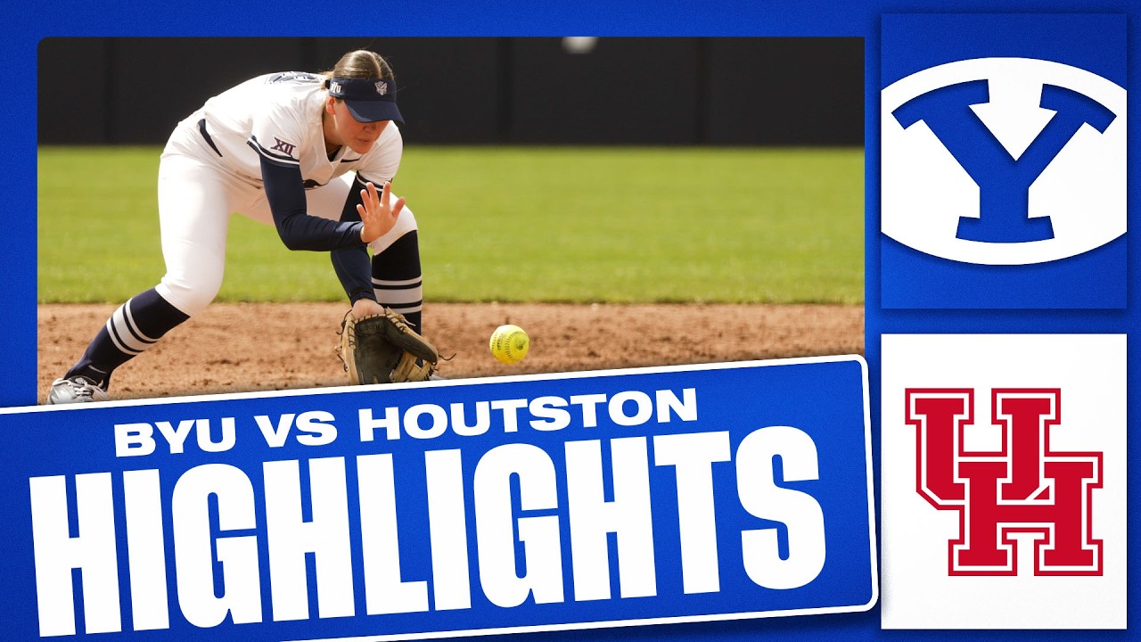 BYU Softball vs Houston | Game 3 || Full Game Highlights