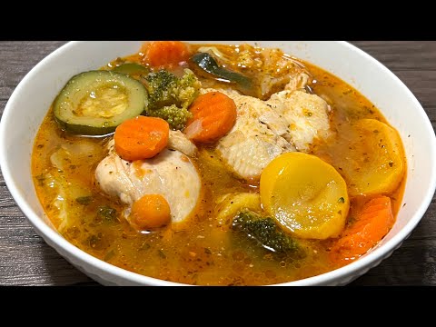 The Quickest and Most Delicious Chicken Vegetable Soup Recipe | Dinner is Served :)