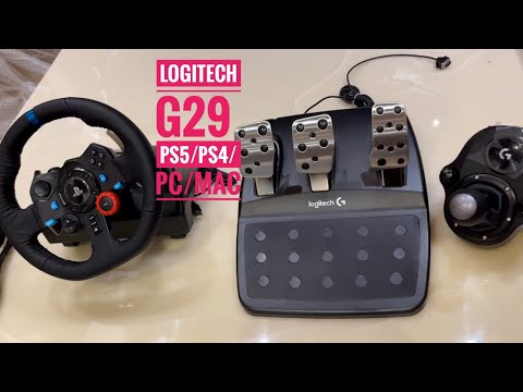 Logitech G29 Driving Force Racing Wheel for PS5 /PS4/PS3/PC/Mac Unboxing & Overview | APS TECH