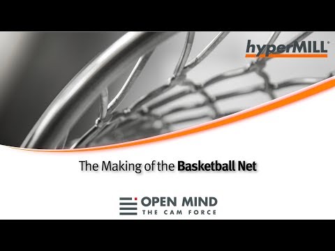 5 Axis Machining: Basketball Net  |GROB | OSG |CAM-Software|