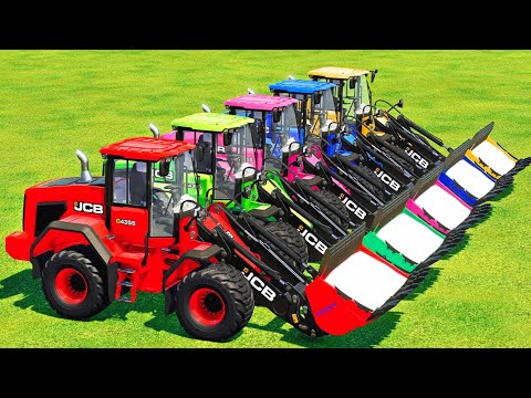 MAKE And TRANSPORT LIME WITH CASE And JCB WHEEL LOADERS - Farming Simulator 2022