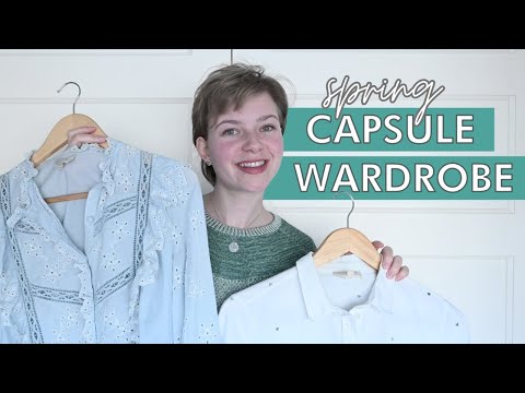 My 31 piece spring capsule wardrobe for 2023 | injecting color & effortless personal style