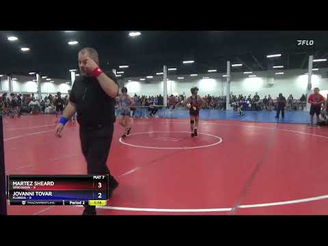 102 Lbs Semis & 1st Wrestleback (8 Team) - Martez Sheard, Wisconsin Vs Jovanni Tovar, Florida 5e45