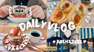 VLOG｜吉祥寺の街をゆるーく楽しむ日常Vlog☺️｜吉祥寺カフェ｜寒い日の豚汁作り｜東京カフェ巡り｜カバンの中身｜自炊｜社会人Vlog