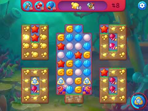 Fishdom Hard level 3924 no boosters フィッシュダム [Friend's]