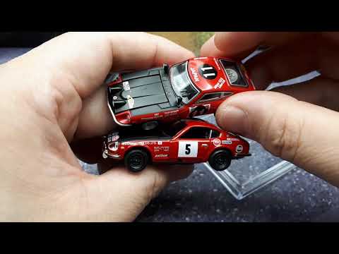 1/64 compare Datsun 240Z by Dydo vs Greenlight , diecast car model review