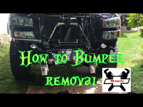 How to remove a Bumper 2005 Chevy 2500hd