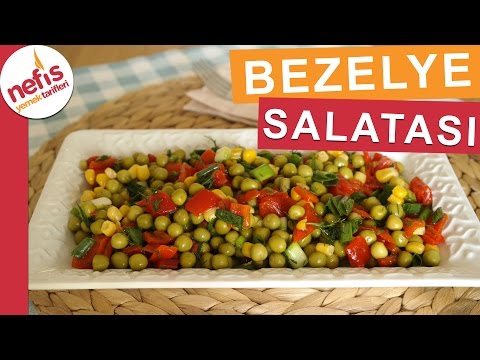 Bezelye Salatası - Salata Tarifleri - Nefis Yemek Tarifleri Video