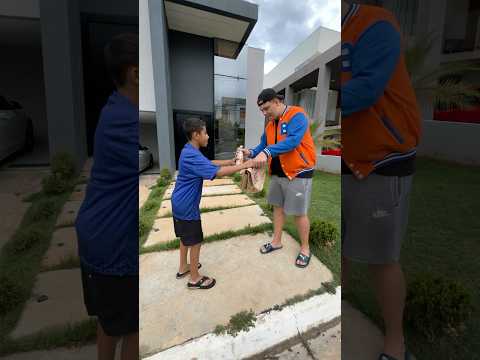 Eu pedi um pouco de comida…