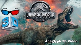 Jurassic World Anaglyph 3D  Red & Cyan Glass 1
