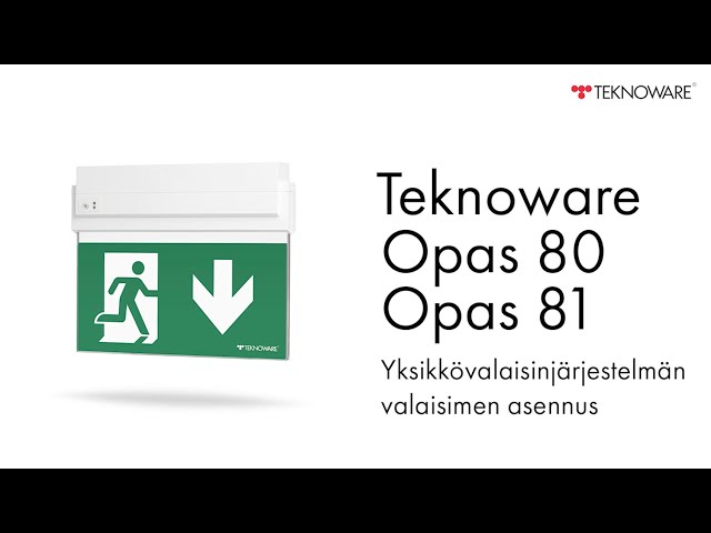 teknoware Opastevalaisin opas 81 y8153wm155 40m