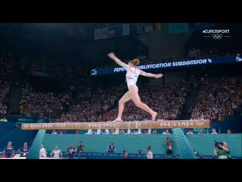 Morgane Osyssek Reimer Beam Qualifications 2024 Olympics