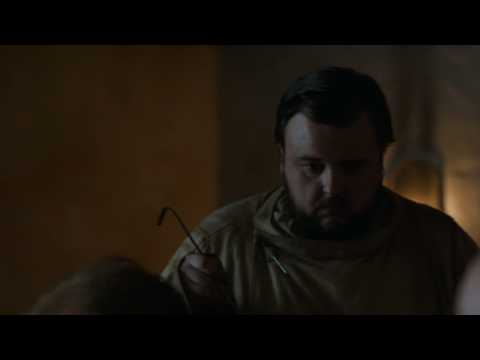game of thrones s07e01 Sam at the citadel cleaning pots and serving food montage