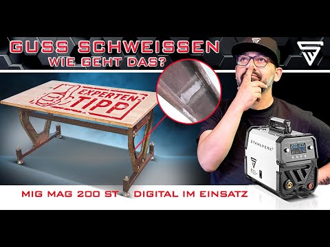STAHLWERK - DIY - Gusseisen Reparatur mit Elektroden/MMA Schweißen